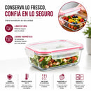 Kit con 15 Frascos Herméticos de Vidrio + 10 Vasos de Vidrio Aruba [¡ÚLTIMAS UNIDADES EN STOCK!]